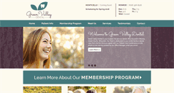 Desktop Screenshot of greenvalleydds.com